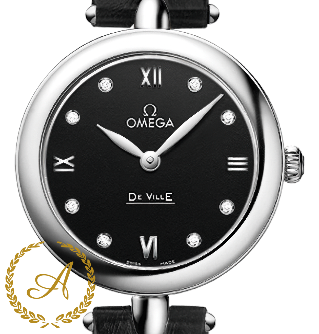 Omega De Ville 27.4mm Black Dial